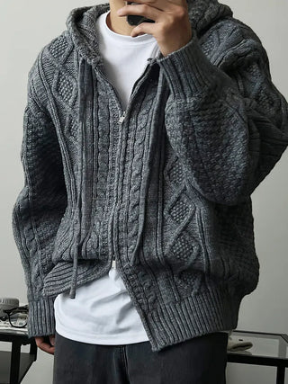 diamond plaid cardigan