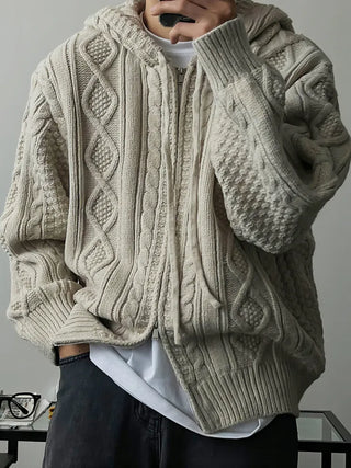 diamond plaid cardigan