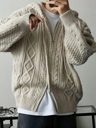 diamond plaid cardigan
