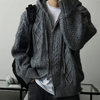 diamond plaid cardigan