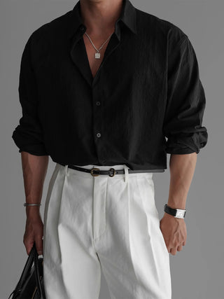 black texture shirt