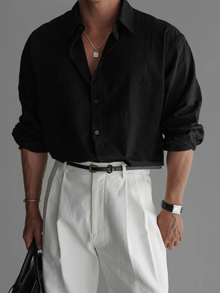 black texture shirt