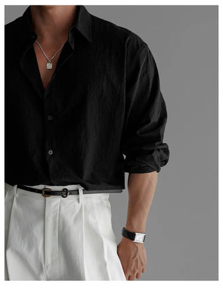 black texture shirt