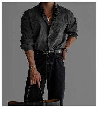 black texture shirt