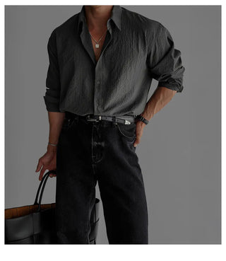 black texture shirt
