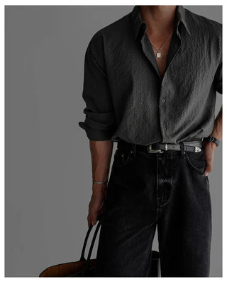 black texture shirt