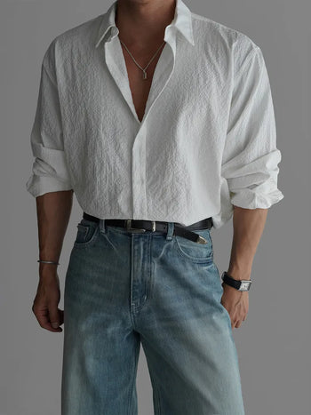 black texture shirt