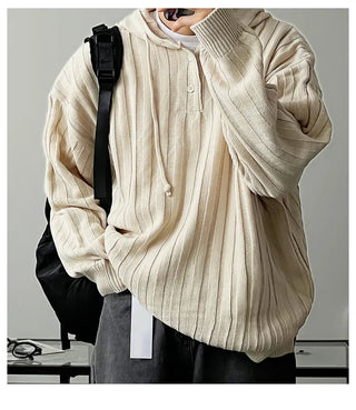apricot hooded sweater