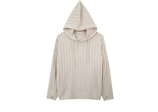 apricot hooded sweater