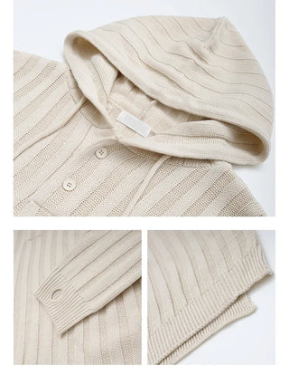 apricot hooded sweater