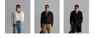 lapel knit cardigan