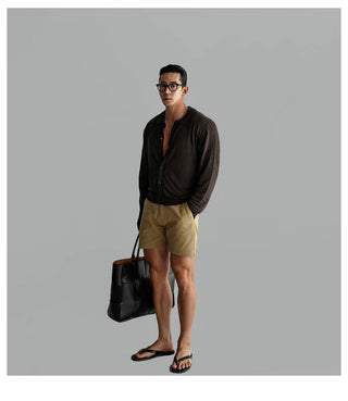 lapel knit cardigan