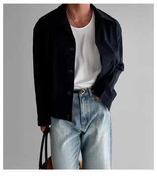 white pleated jacket