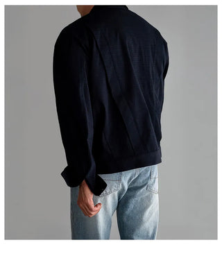 white pleated jacket