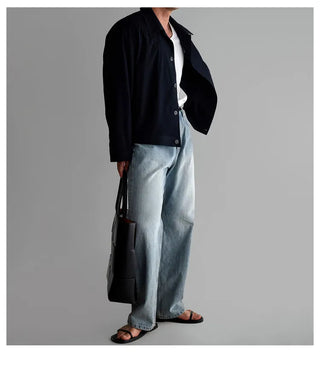 white pleated jacket