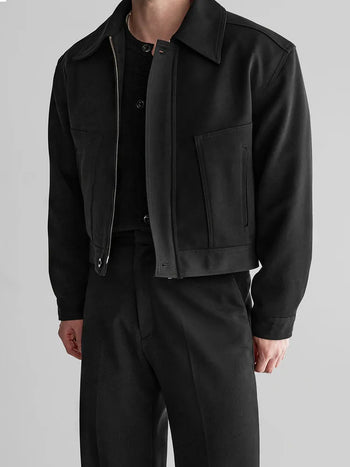 black short jacket
