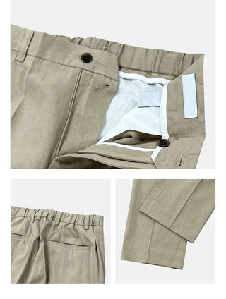 black straight pants