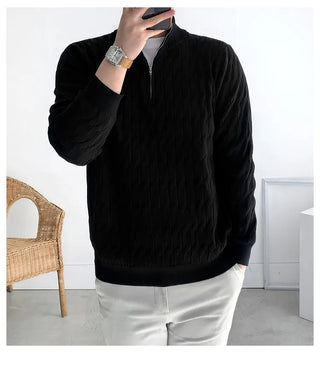 black half zip