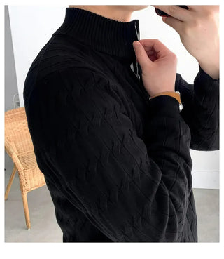 black half zip