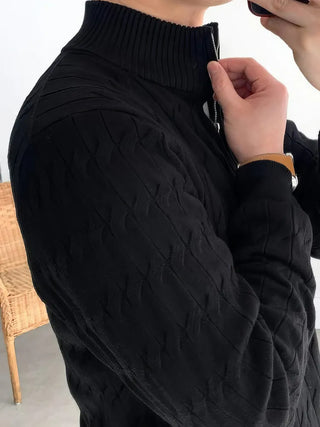 black half zip