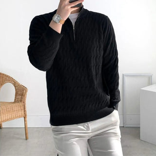 black half zip