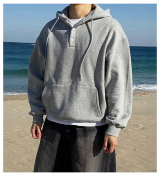 black hooded sweater