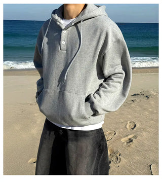 black hooded sweater