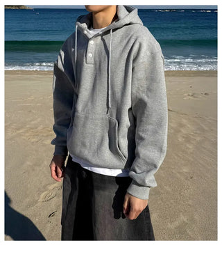black hooded sweater