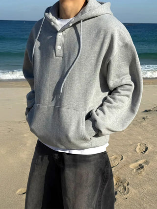 black hooded sweater