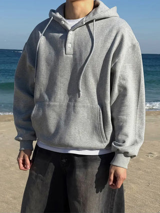 black hooded sweater