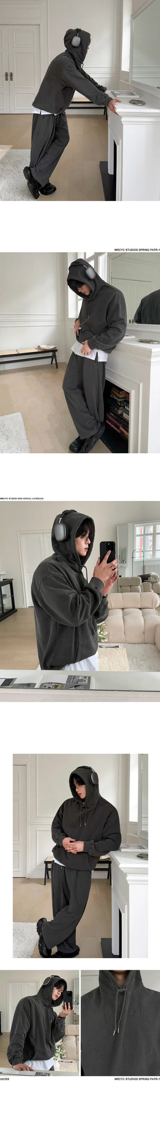 retro hooded sweater