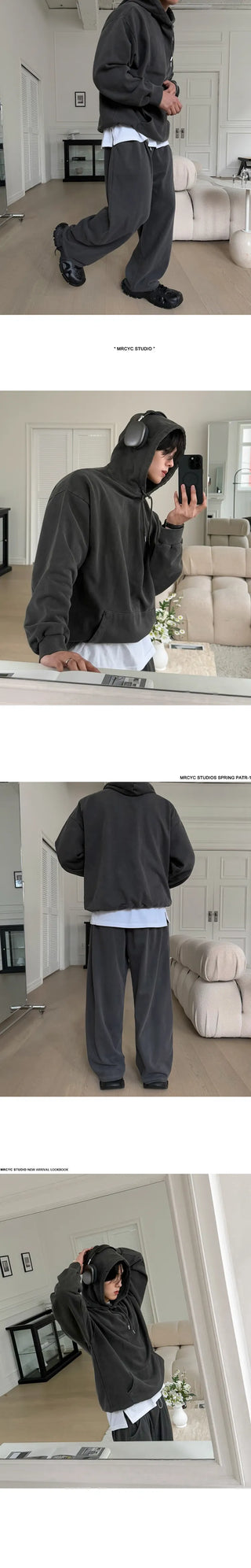 retro hooded sweater