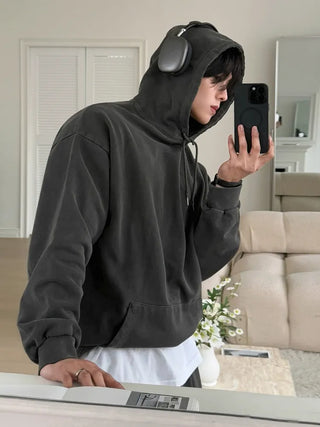 retro hooded sweater