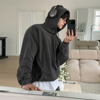 retro hooded sweater
