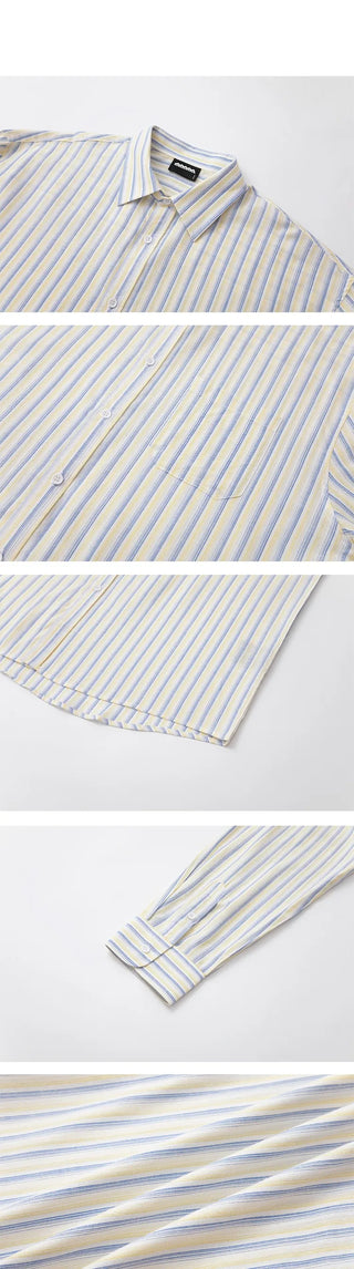 stripe long shirt