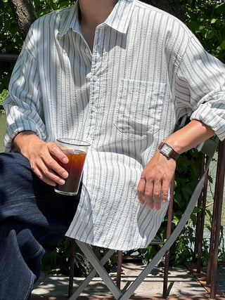 stripe long shirt