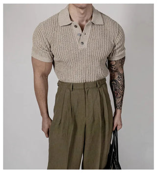 mesh polo shirt