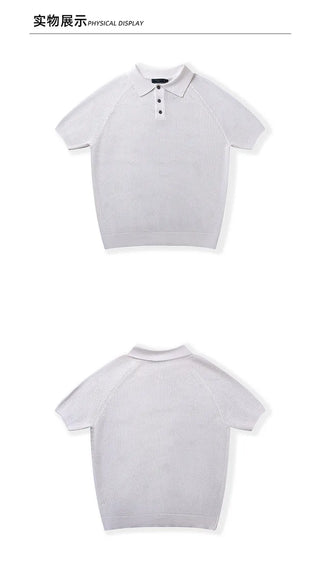 mesh polo shirt