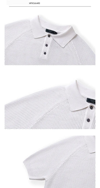 mesh polo shirt