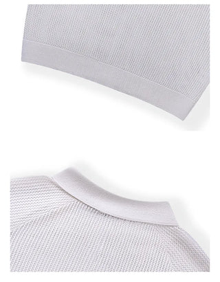 mesh polo shirt