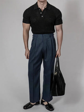 mesh polo shirt