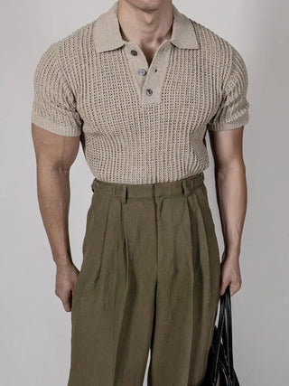 mesh polo shirt