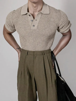mesh polo shirt