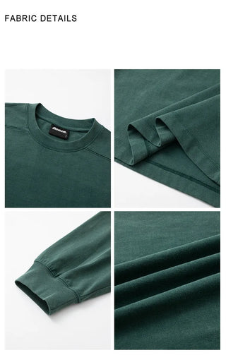 washed round sweater
