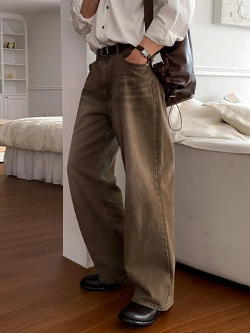 retro washed jeans