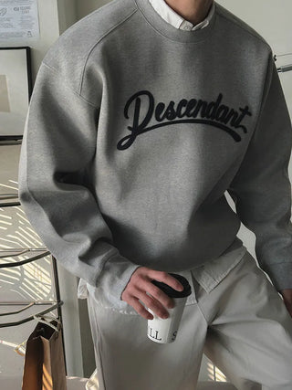 letter patch sweater