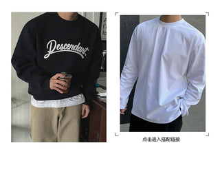 letter patch sweater