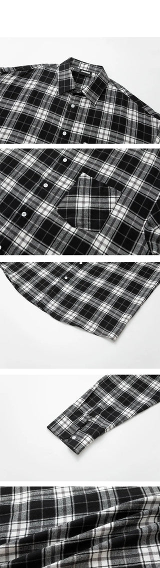 plaid long shirt