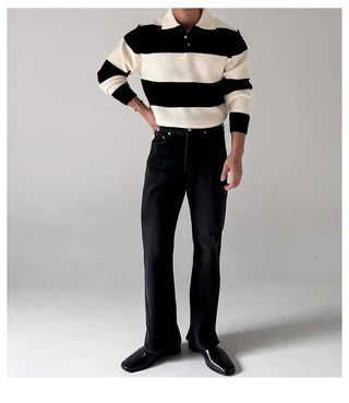black slit jeans