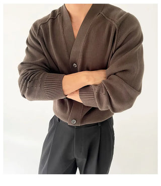 V-neck cardigan